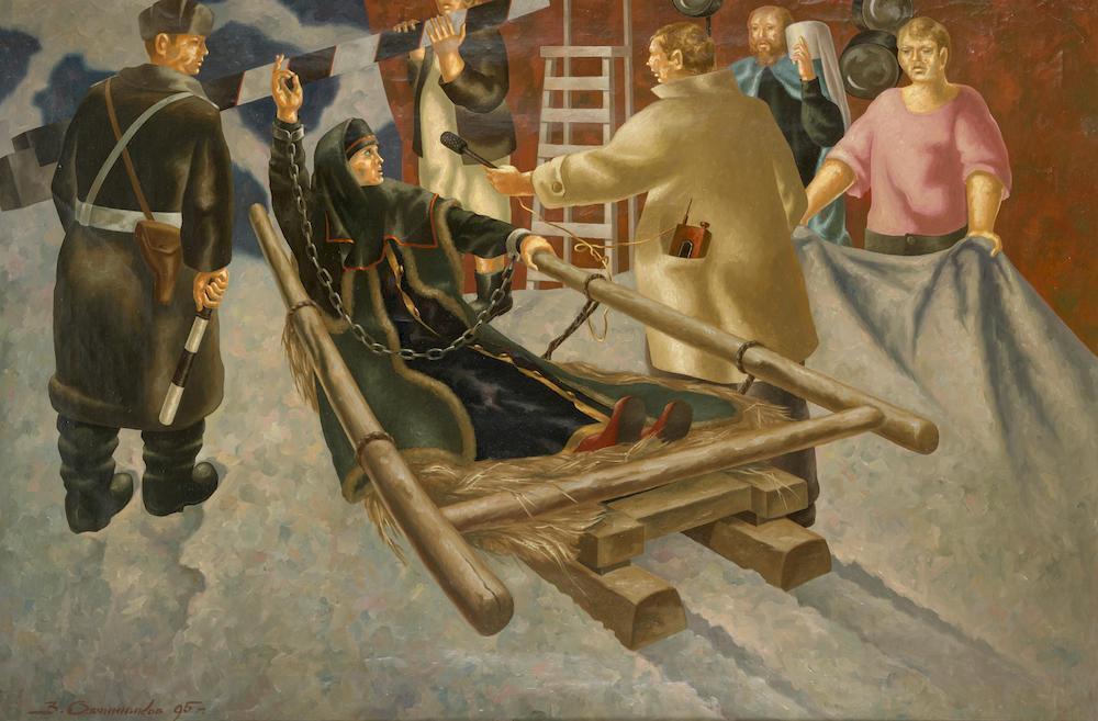 'Final rehearsal (Boyar woman Morozova)'