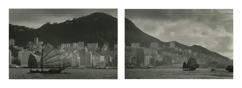 Hong Kong Island under the Victoria Peak, 1960s ，1960
