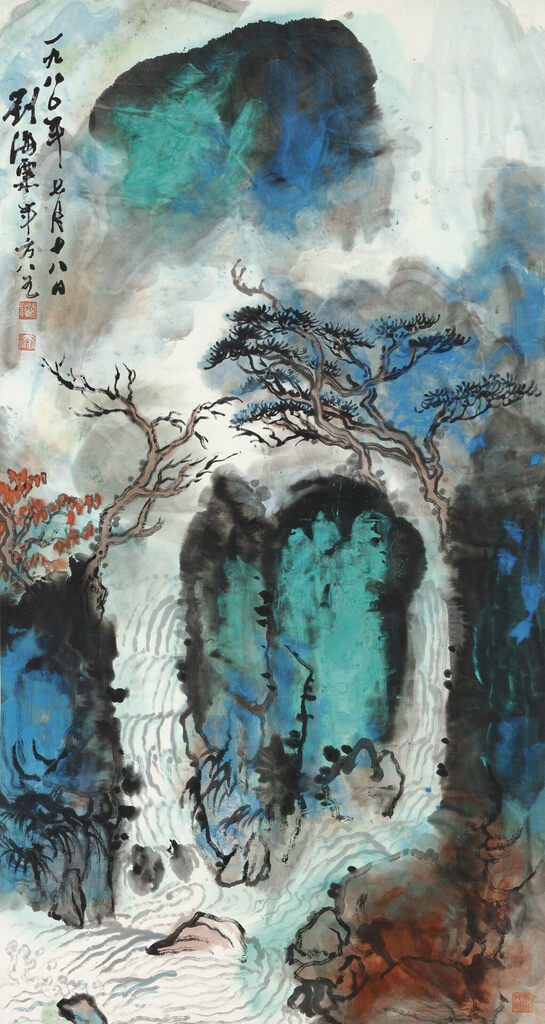 Waterfall in Mount Huang