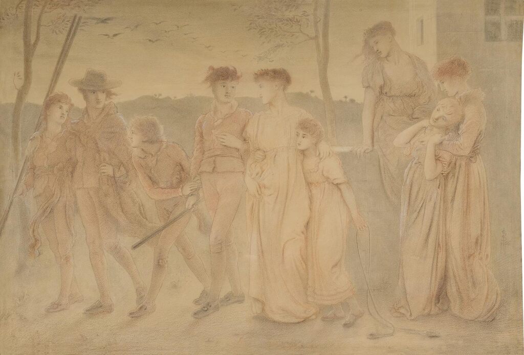 Study for "In Summer Twilight"