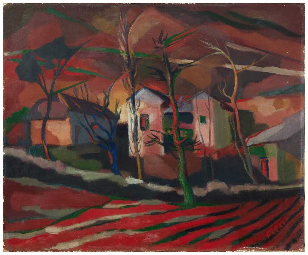 Landscape with Houses