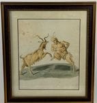 Faune et chèvre.