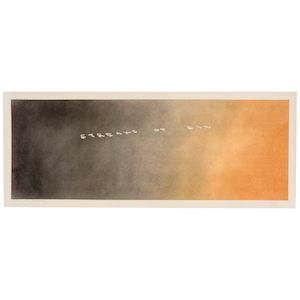 Ed Ruscha, Streaks of Oil 11 1/2 x 29 in (29.2 x 73.7 cm) (Executed in 1972)