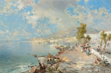 A view of the Gulf of Naples