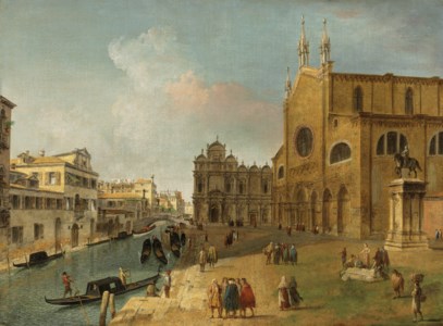 The Campo di Santi Giovanni e Paolo and the Scuola di San Marco, Venice