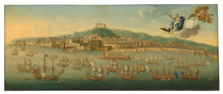 Naples with the English Fleet from the sea