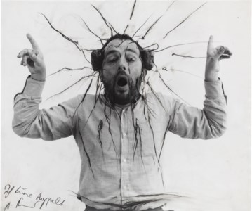 Ich höre doppelt (I'm Hearing It Twice) (from the series Face Farces)