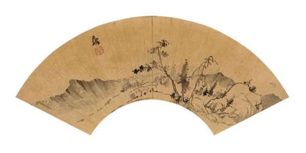 Serene Mountain and Stream