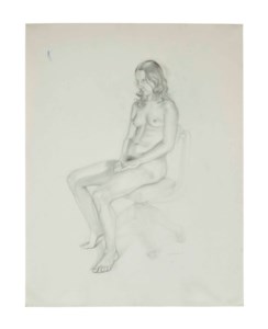 Untitled (Seated Nude)