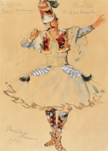 Costume design for 'Le bourgeois gentilhomme': Le Grec