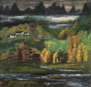 Lin Fengmian 林風眠, Autumn Mountain
