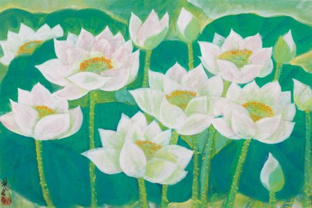 Lin Fengmian 林風眠, Lotus