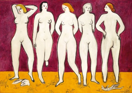 Sanyu, Five Nudes