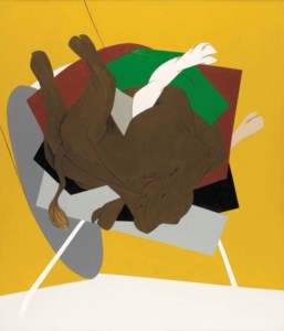 Tyeb Mehta, Untitled (Falling Bull)