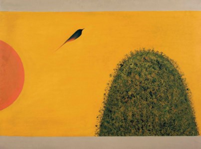 Untitled (Bird, Tree, Mountain)