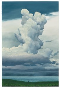 Nubes sobre el mar