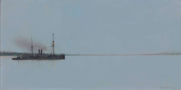 John Atkinson Grimshaw, Dead calm - on the Mersey