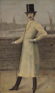 Portrait of James McNeill Whistler, standing, full-length