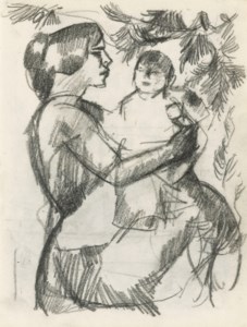 Margaret Peploe and her son Willy, Cassis