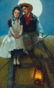 Harvest Moon (Young Lovers on a Hay Rick)