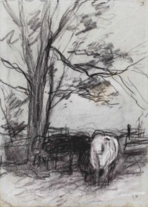 'De Melkbocht': Cows in the corner of a field
