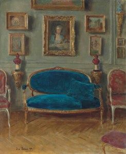 Le canapé bleu