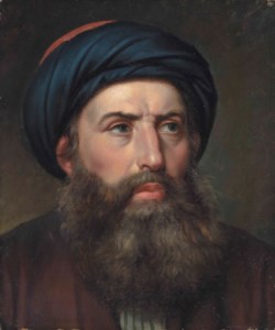 Portraetstudium af en Graeker-Portrait of a Greek