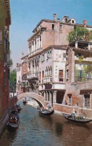 A Venetian canal