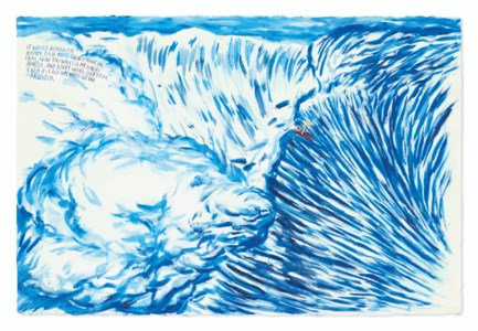 Raymond Pettibon, No Title (It Would Glisten...)
