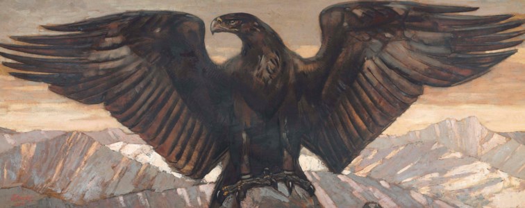 'AIGLE AUX AILES DEPLOYEES', 1928