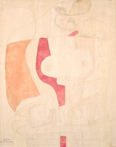 Femme fantasque ou Femme accoudée à une balustrade