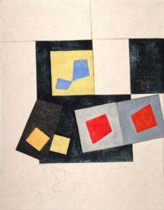 Gravure découpée et recomposée
