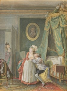 Les amants surpris , ou L'Épouse indiscrète