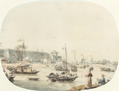 Walls enclosing a city or town called Pou-een-gin, November 3rd 1793