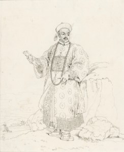 Chow-Ta-Zhin in his dress of ceremony