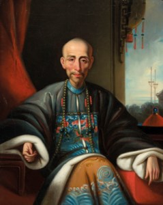 Portrait of the Hong Merchant Howqua, seated small three-quarter length