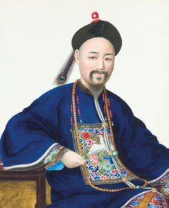 Portraits of Commissioners Qiying and Lin Zexu