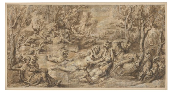 Hylas enlevé par les nymphes, d'après Giulio Romano