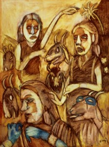 Girls and Goats