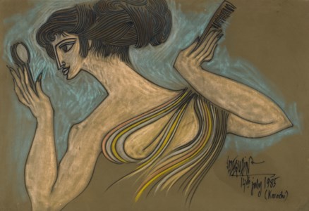 Untitled (Lady with Mirror and Comb)