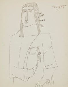 Untitled (Woman with Hairpins and Pitcher)