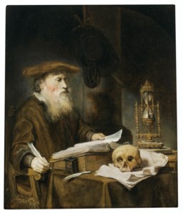 A scholar in his study