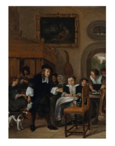 The glass of wine