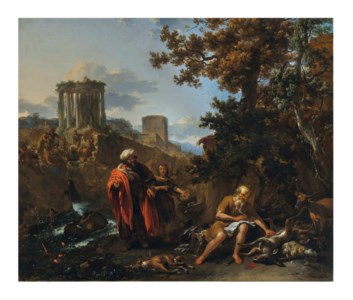 Hippocrates visiting Democritus