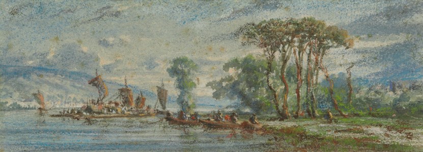 Chinese river landscapes – a pair