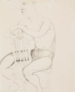 Man Seated on a Chair
