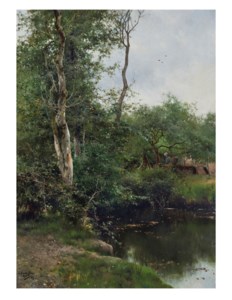 L'étang à Friaucourt, Ault (Picardie)