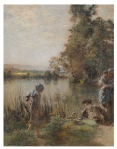 Pêcheur et sa famille