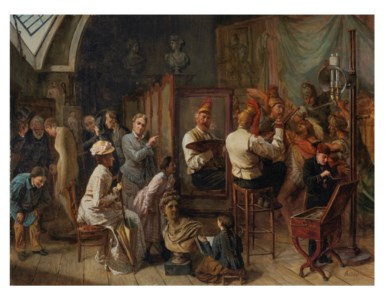 L'atelier de l'artiste