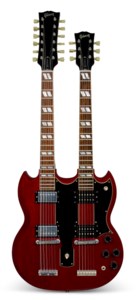 A SOLID-BODY DOUBLE-NECK ELECTRIC GUITAR JIMMY PAGE EDS-1275 LIMITED EDITION 60⁄200